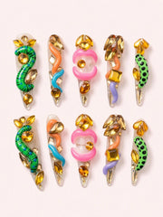 Mutant Pop handmade Mutant Play press-on nail set - product image 1