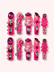 Bubble Monster handmade Mutant Play press-on nail set - product image 1