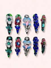 Shadow Kiss handmade NOCTURNA press-on nail set - product image 1