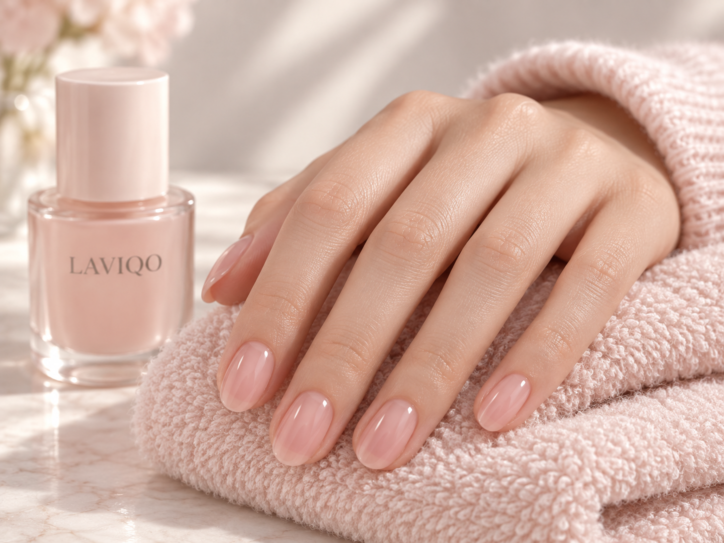 Healthy natural nails between manicures